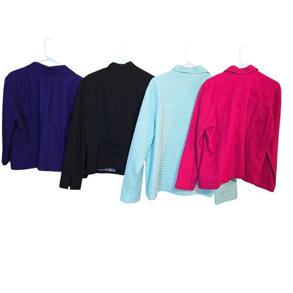 Women's XL 16 18 Jackets Coats Wholesale Bulk Lot of 3 Extra Large Tops Blazers - Picture 6 of 6